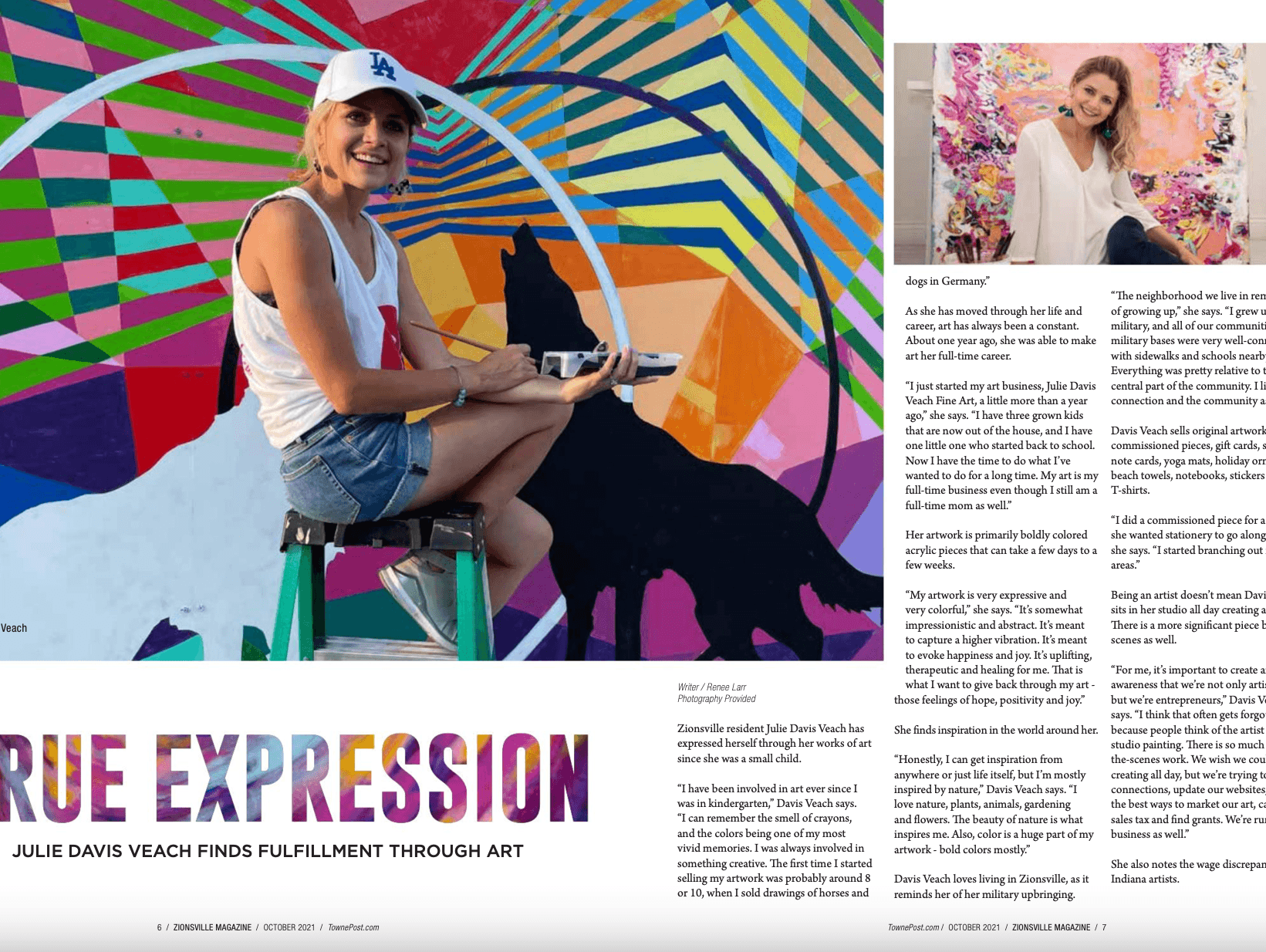 ZIONSVILLE MONTHLY Feature