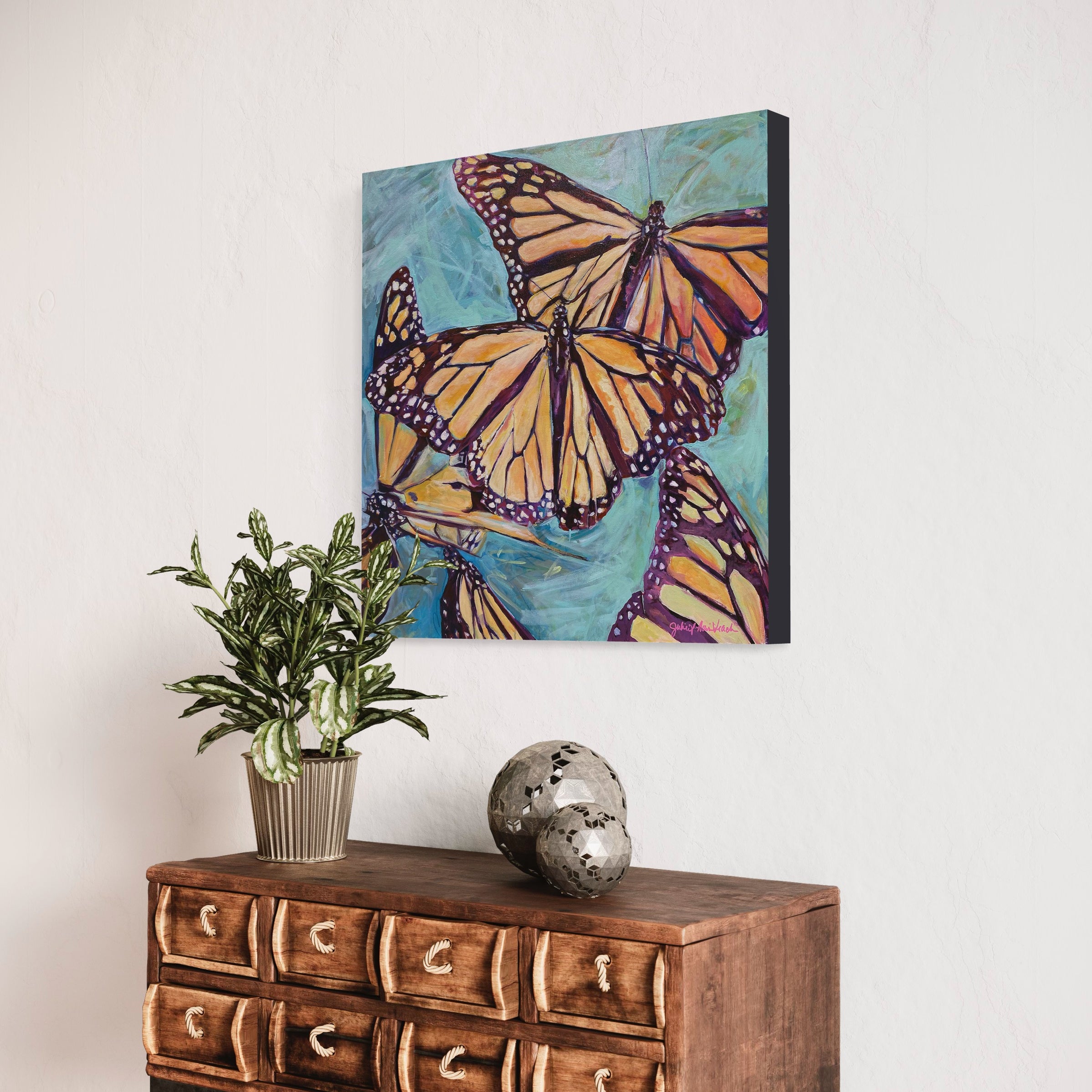 “Transformation Taking Flight” canvas print by Julie Davis