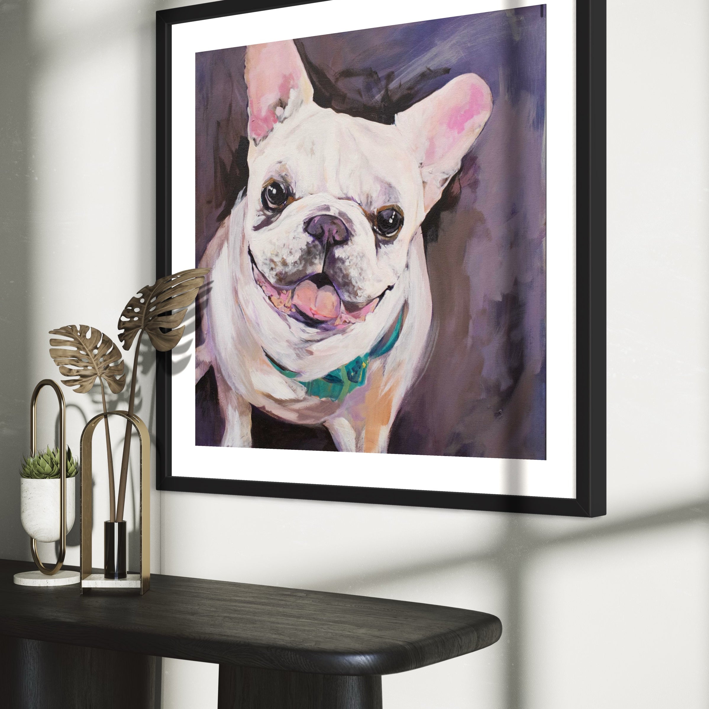 “Frenchie” Fine Art Print by Julie Davis