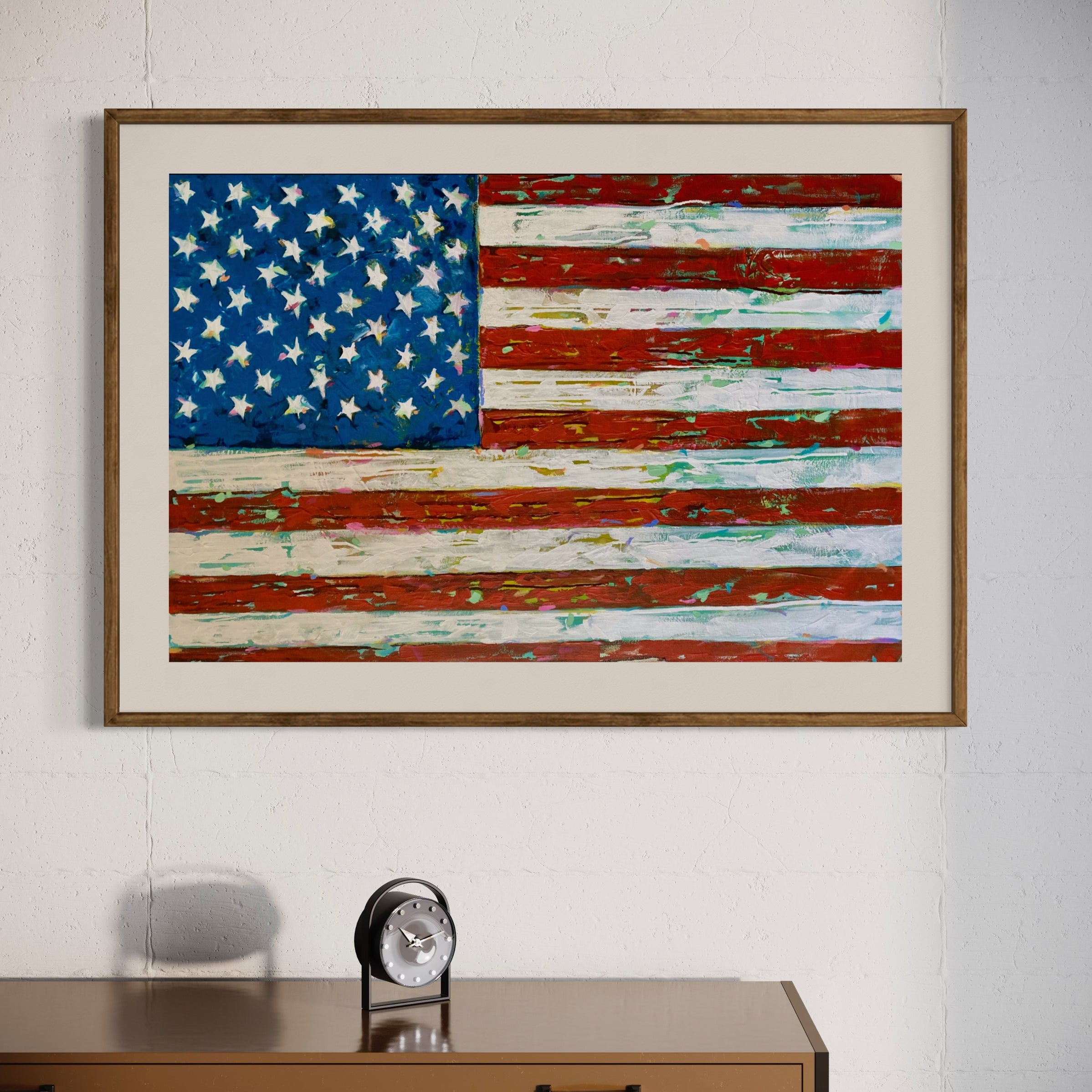 “American Confetti” Fine Art Print by Julie Davis