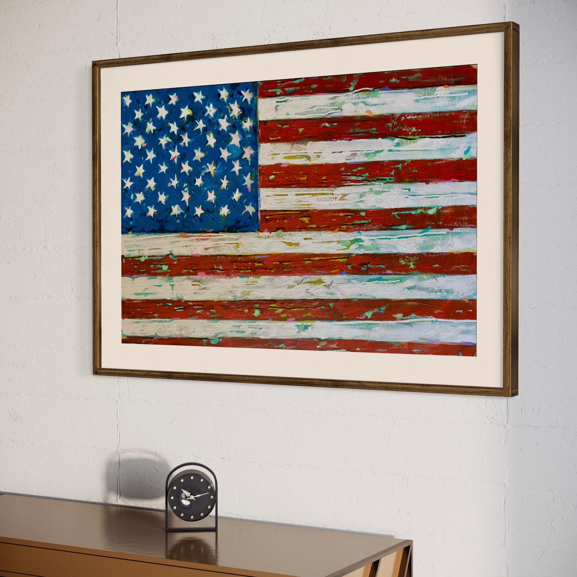 “American Confetti” Fine Art Print by Julie Davis