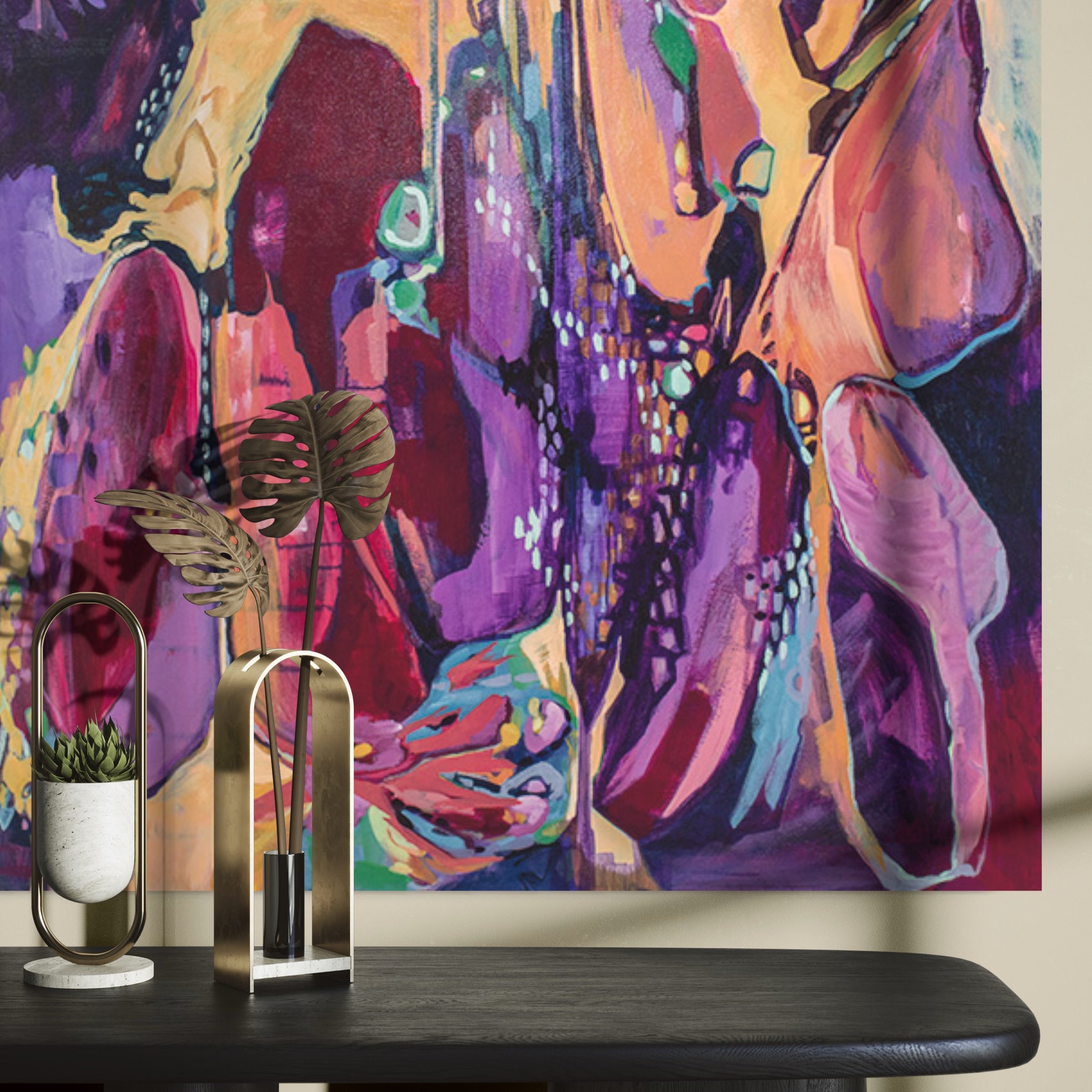 Julie Davis Chrysalis Law of Acceptance original painting and fine art print