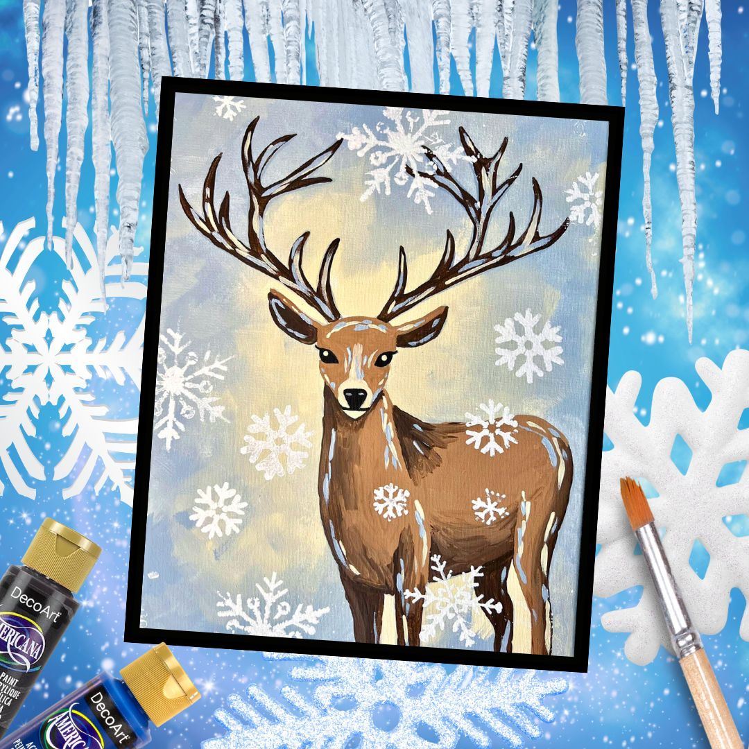 Mystic Deer – DIY Paint Party Art Kit