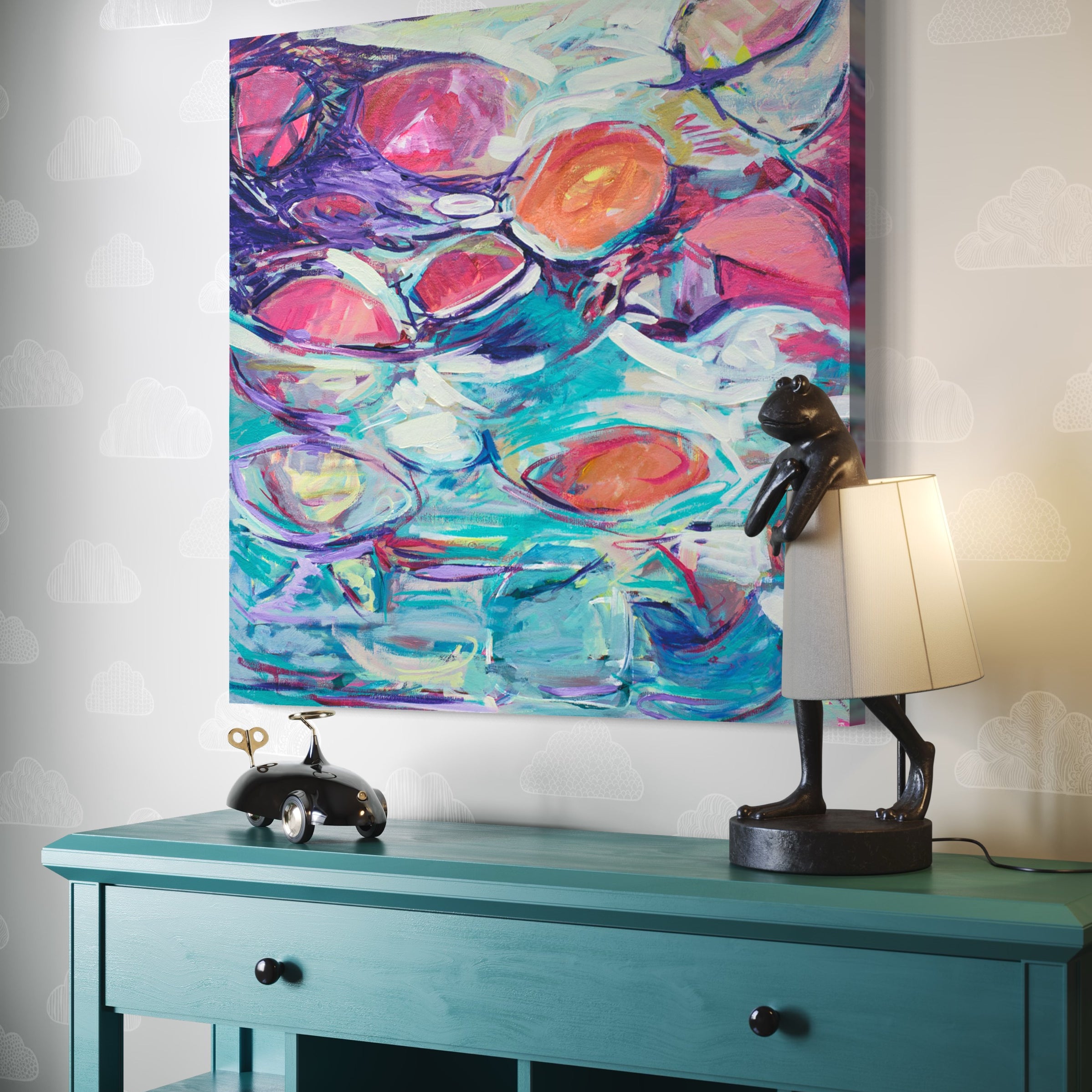 Reflecting Light canvas print sideview