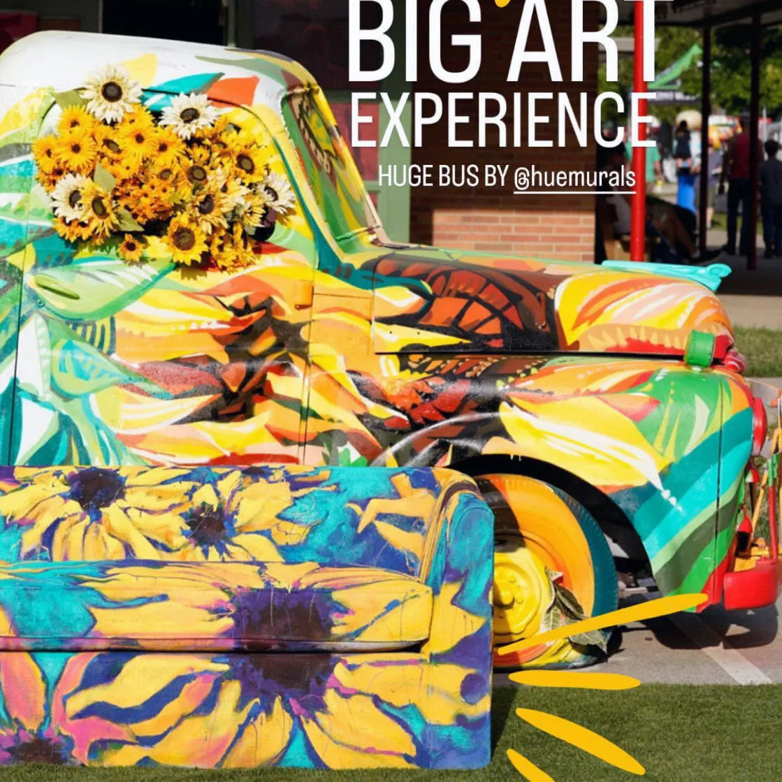 Sunflower Sofa by Julie Davis featured by We Like Indy