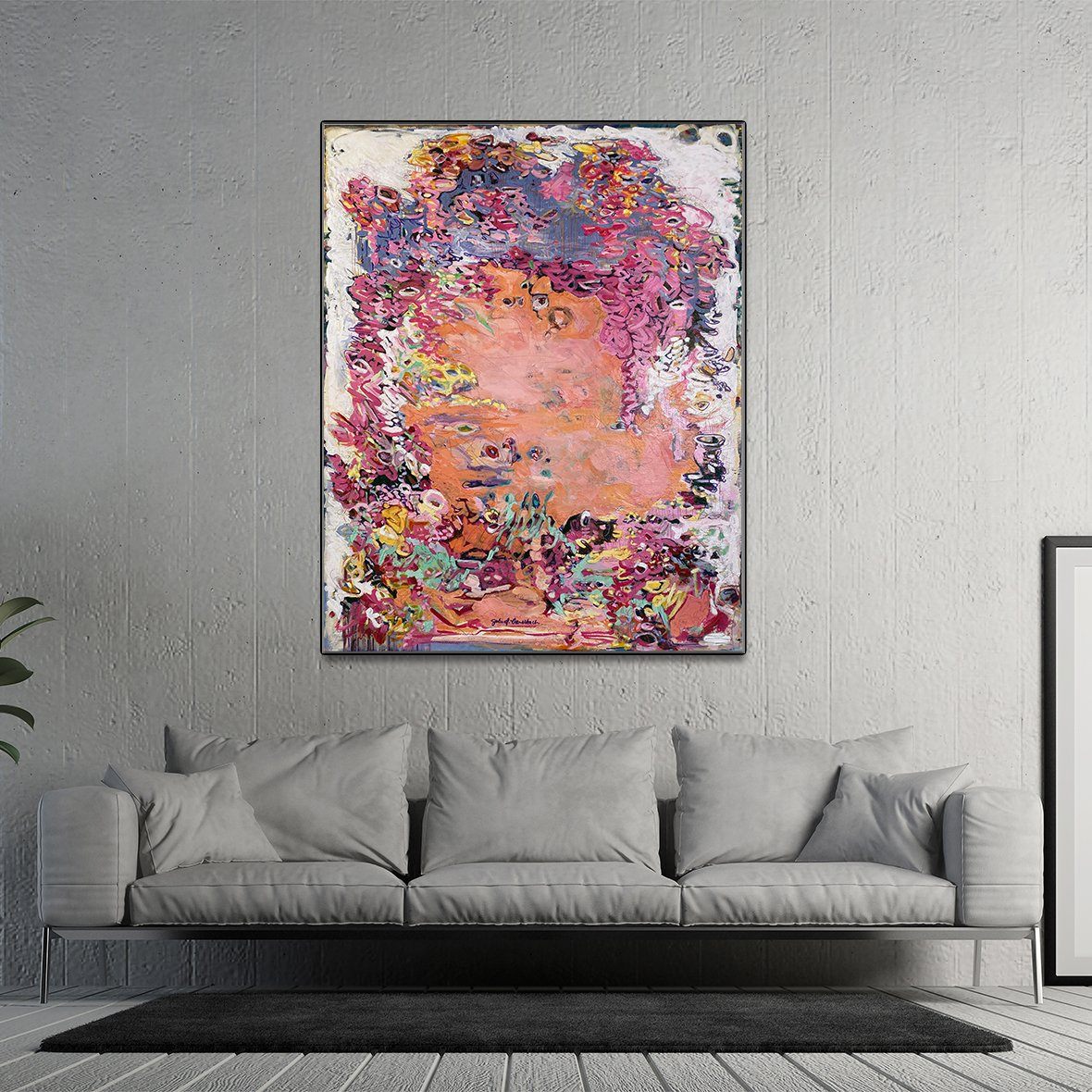 "Empathic Sensitivities" original painting on canvas by Julie Davis