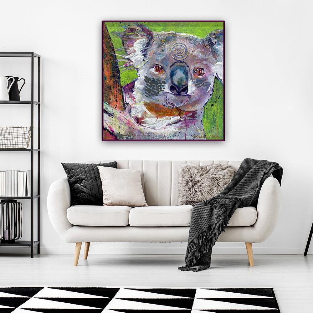 "Voice of the Koala" 20x20" Original on Canvas