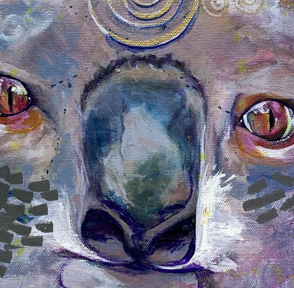 Voice of the Koala original painting on canvas by Julie Davis