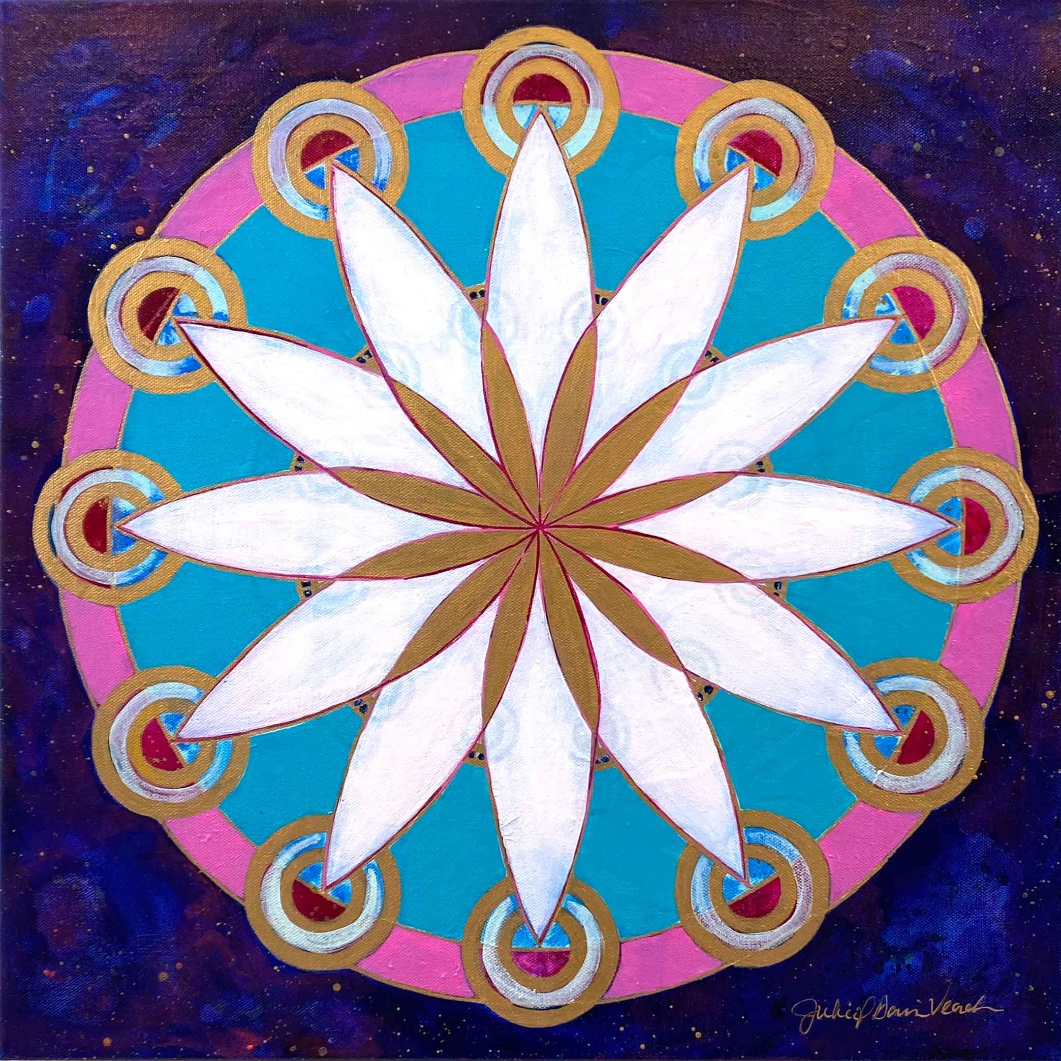 Growth -original painting on canvas by Julie Davis
