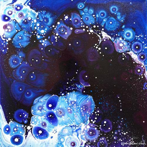"Ocean Abyss" original painting on canvas by Julie Davis