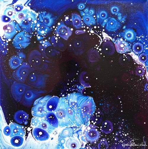 "Ocean Abyss" original painting on canvas by Julie Davis
