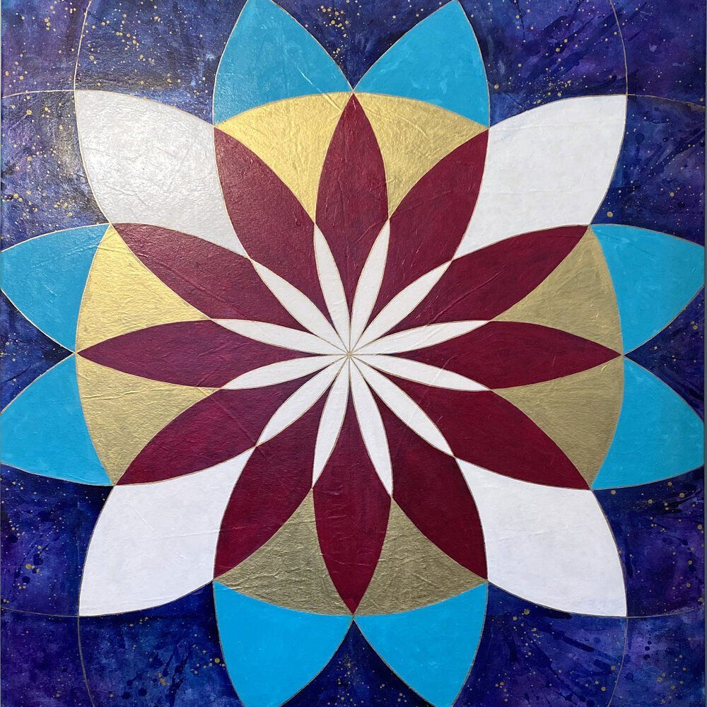 Eternal Blessing original painting on large canvas by Julie Davis