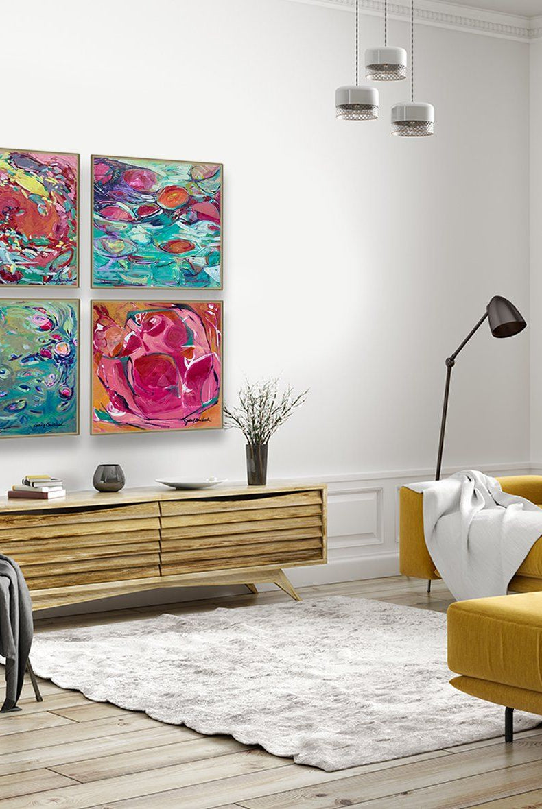 "Reflecting Light" original painting on canvas by Julie Davis