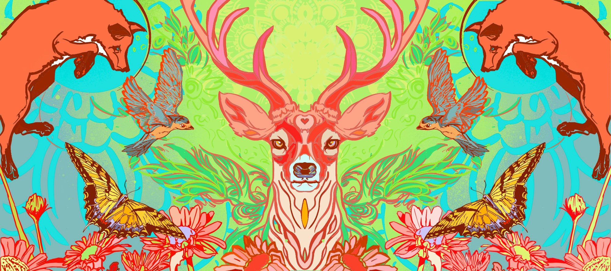 Animal Spirit Illustration by Julie Davis