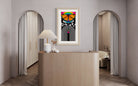Ascension canvas print - A front view of the canvas print in a contemporary lobby