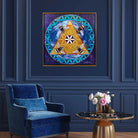 Front View of "Collective Consciousness" original painting by Julie Davis