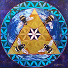 Front view of "Collective Consciousness" original painting by Julie Davis.