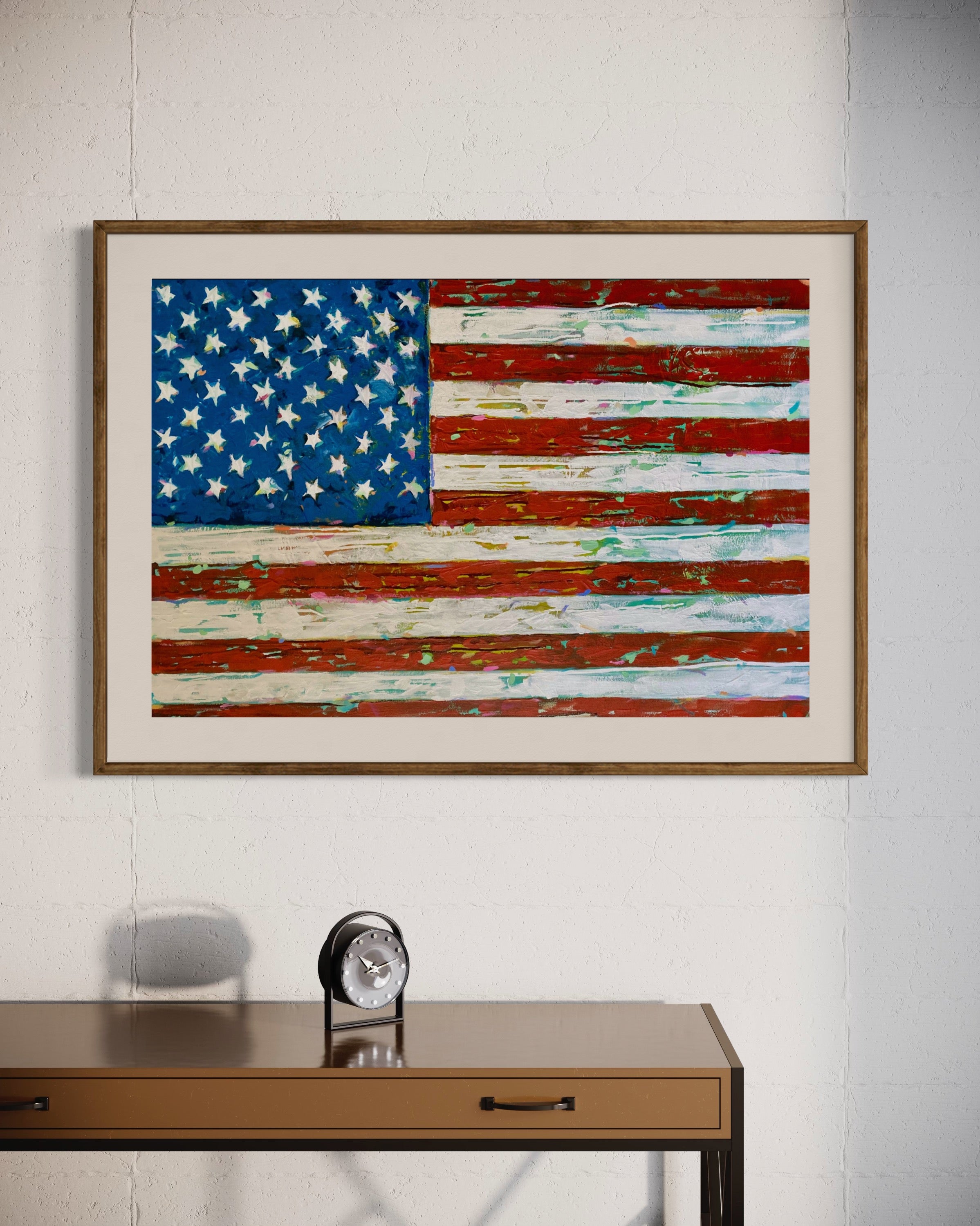 “American Confetti” Fine Art Print by Julie Davis