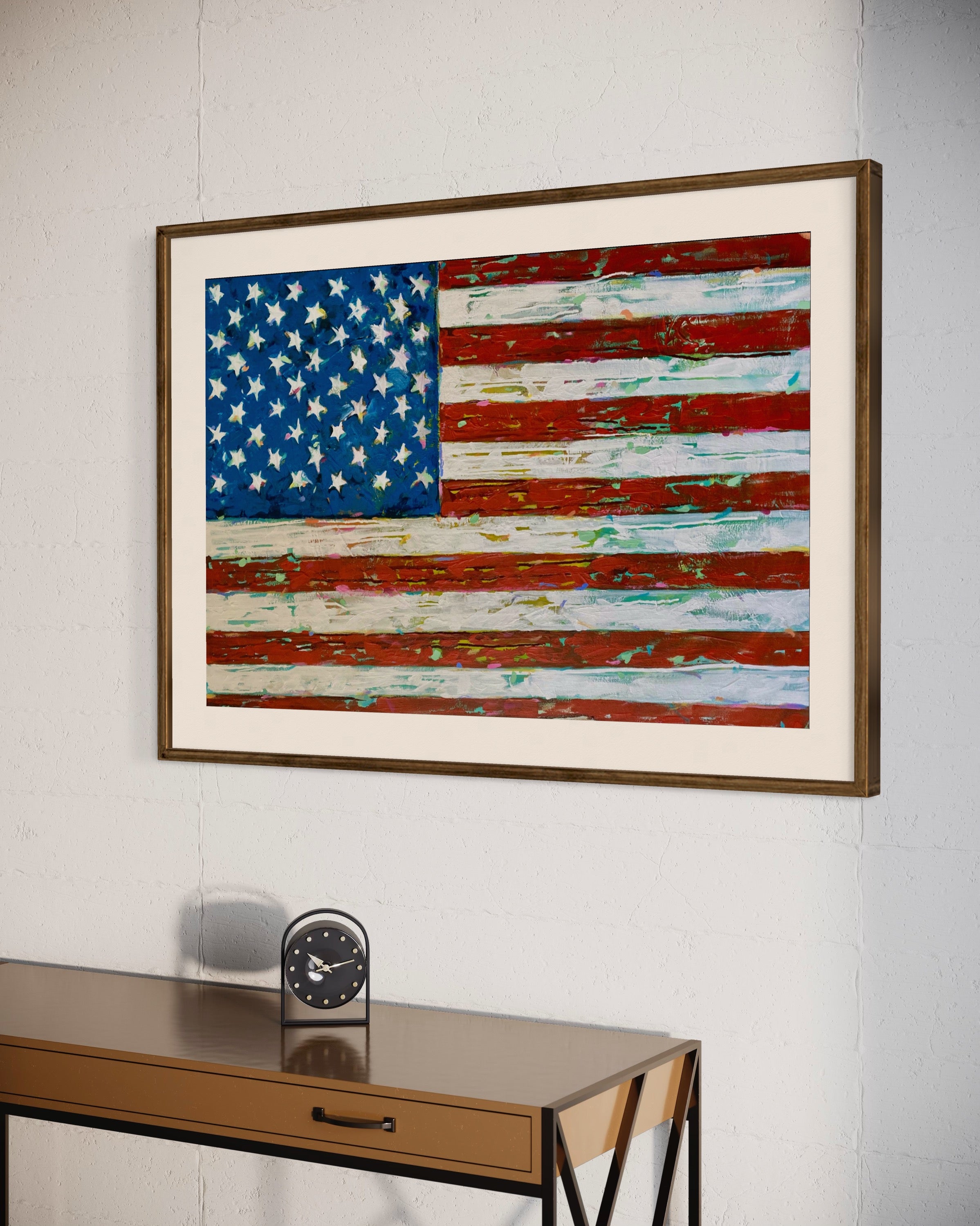 “American Confetti” Fine Art Print by Julie Davis