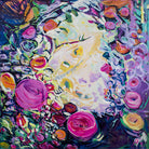 awakening fine art print by julie davis featuring expressive color and contemporary abstract design