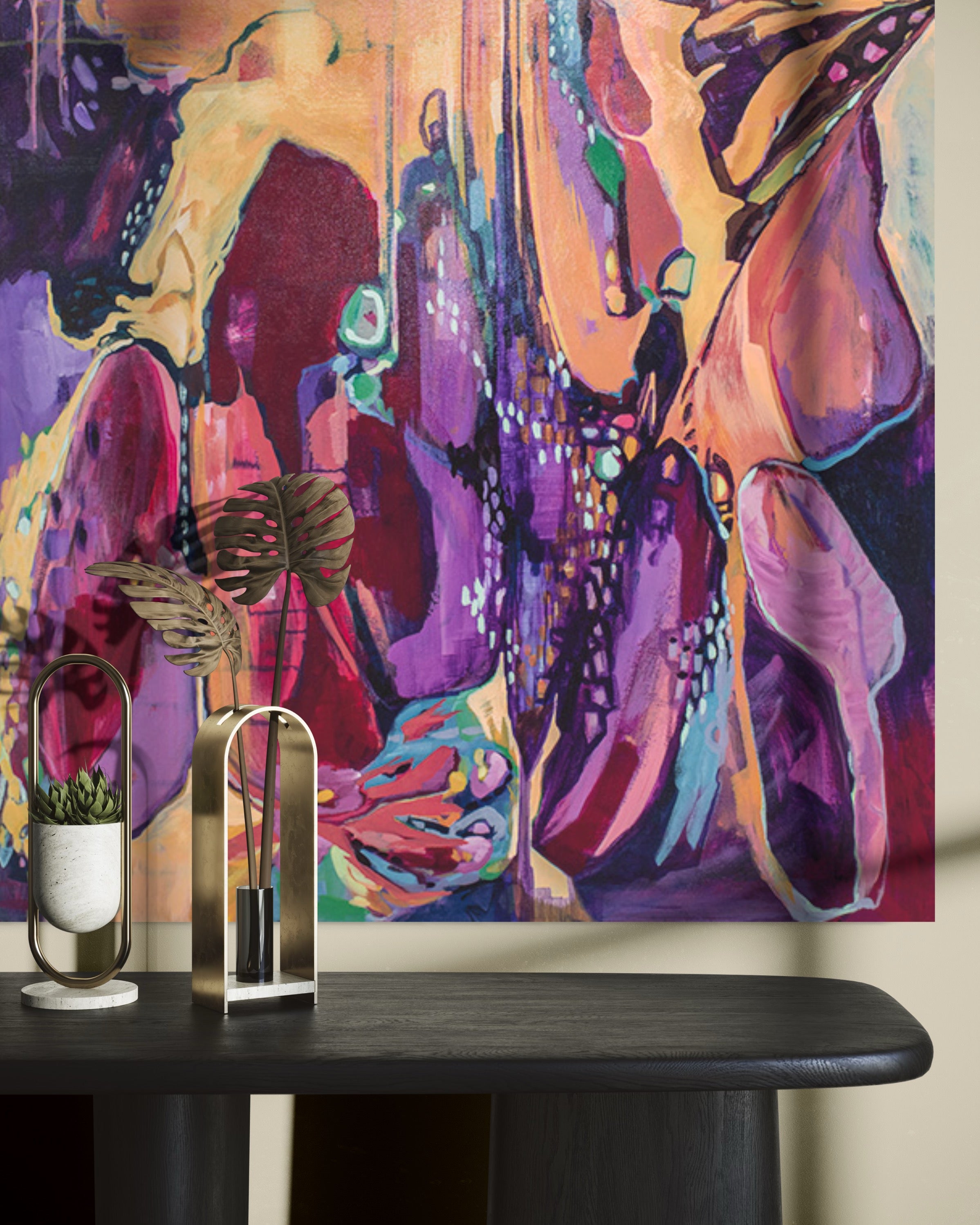 Julie Davis Chrysalis Law of Acceptance original painting and fine art print