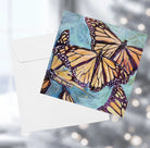 Transformation Taking Flight Stationary Note Cards - Monarch Butterflies by Julie Davis