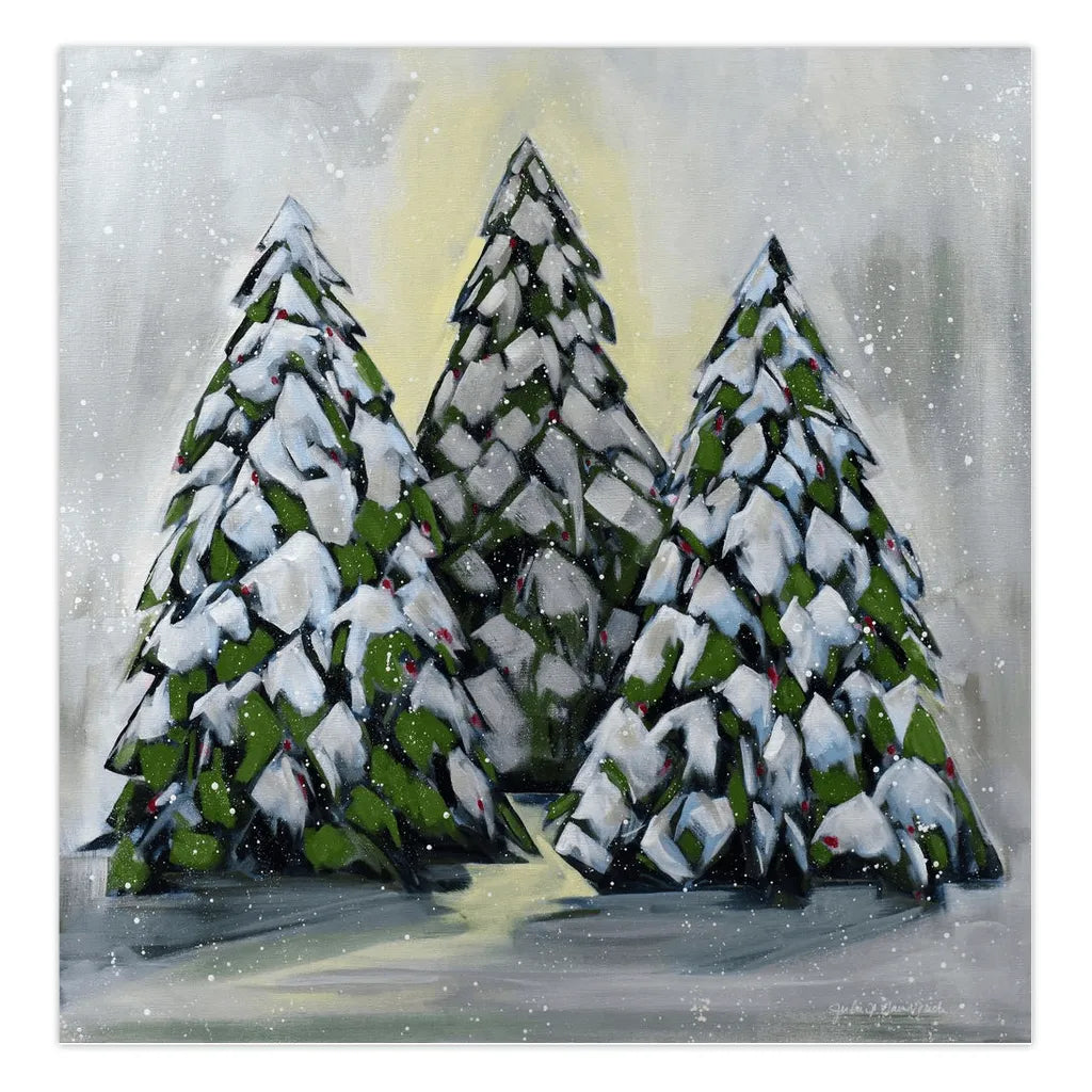 "Trees of Hope" original painting on canvas by Julie Davis