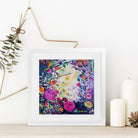 abstract fine art print awakening by julie davis with vibrant color and modern expressive composition