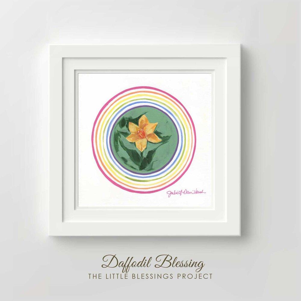 "Daffodil Blessing" - Fine Art Print by Julie Davis Veach