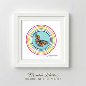 "Monarch Butterfly Blessing" - Fine Art Print