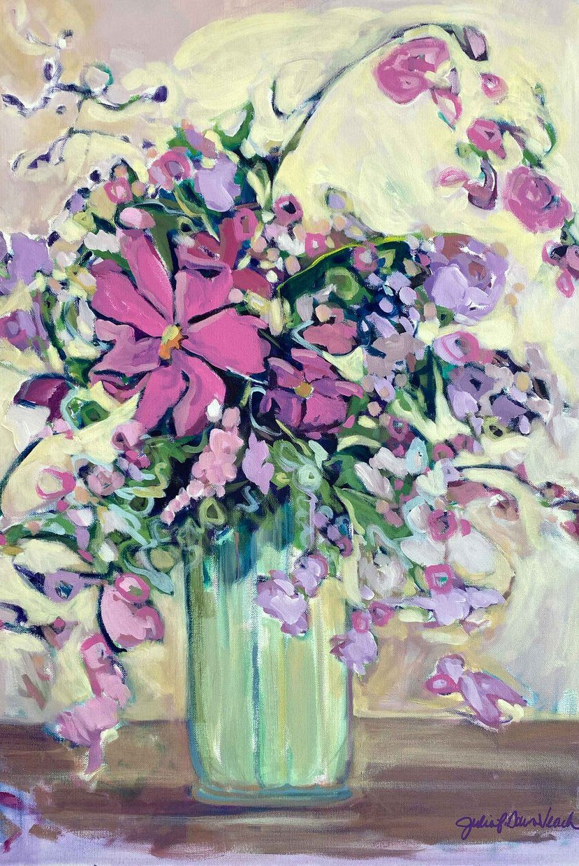 "Lavender Morning" Original Painting 24x30"