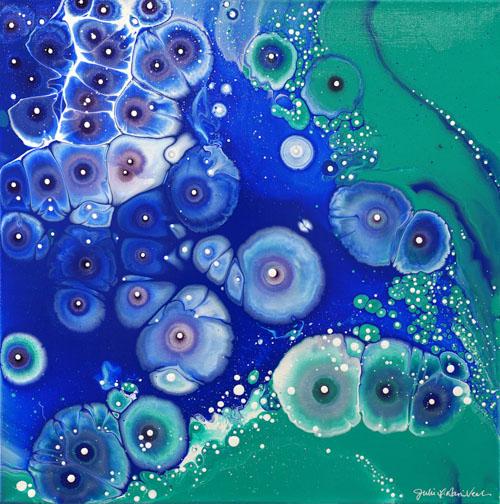 Coastal Caribbean No.5  20x20" Original on Canvas