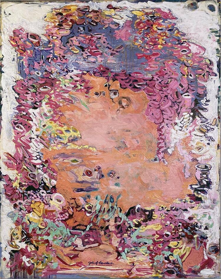 Empathic Sensitivities -original painting on canvas by Julie Davis